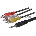 3.5 DC to 3RCA audio cables PT-054-03